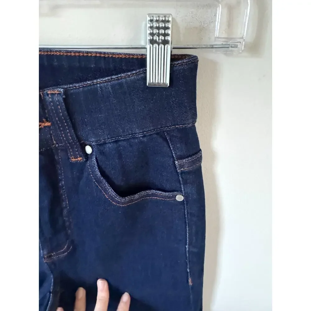 Universal Standard Skinny Mid Rise Stretch Denim Jean Dark Wash Blue Size 00 NEW